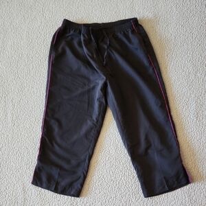 Athletech Acticewear Varsity Strip Cropped Capri Trackpants